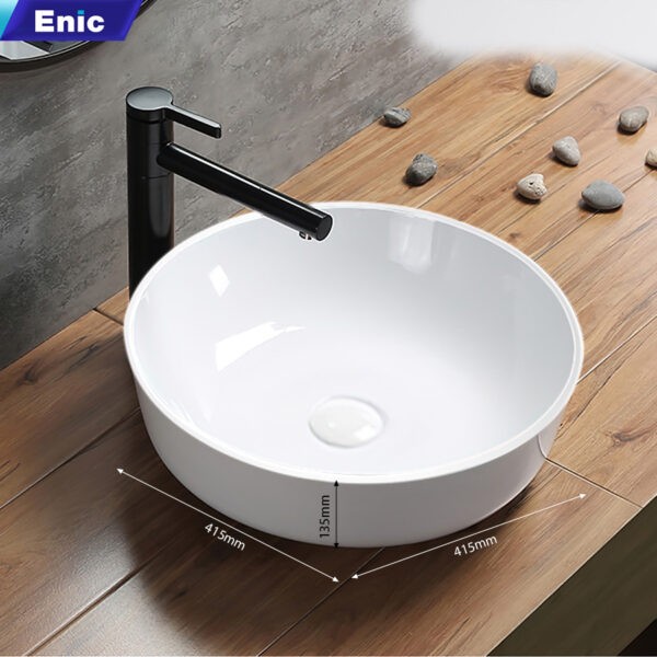 Lavabo đặt bàn Enic S2 trắng