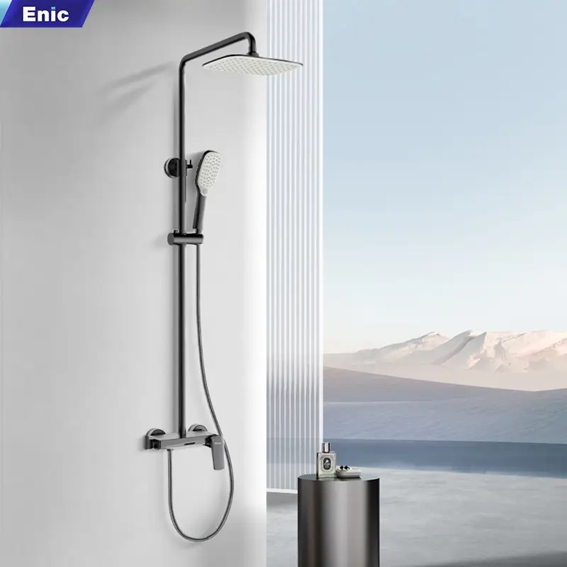 Sen tắm cây Enic S07 nóng lạnh màu xám