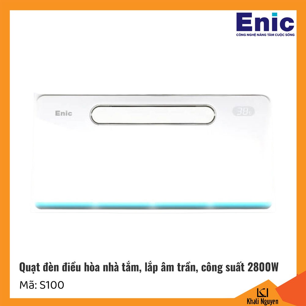 Quạt đèn điều hòa phòng tắm Enic S100