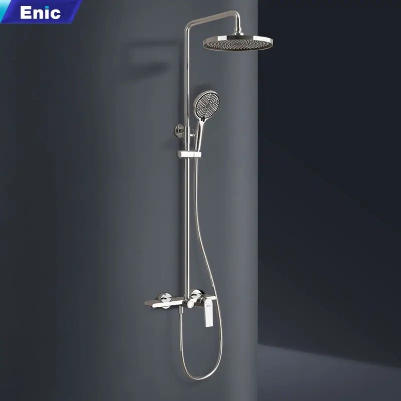 Sen tắm cây Enic S20 nóng lạnh màu inox