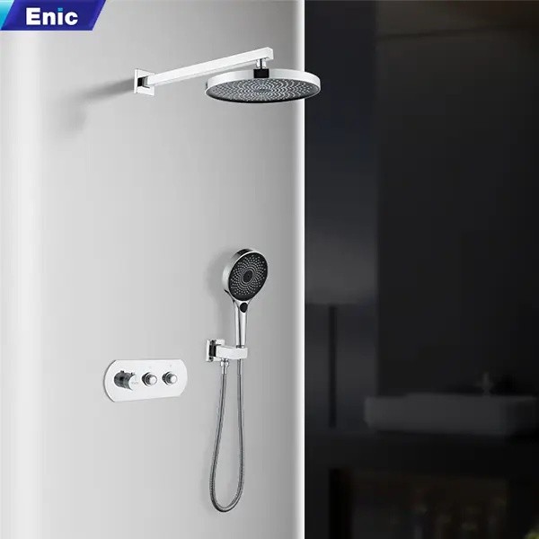 Sen tắm âm tường Enic T504 màu inox