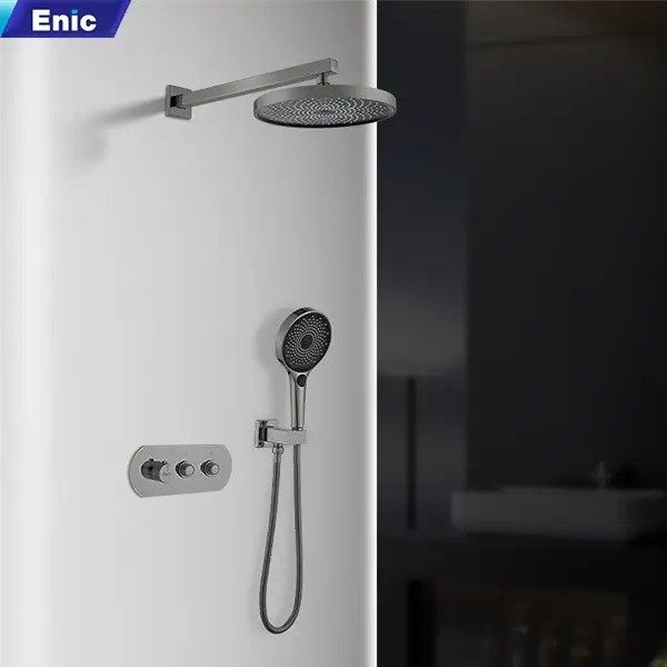 Sen tắm âm tường Enic T504 màu xám