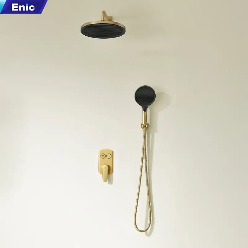 Sen tắm âm tường Enic T640 màu vàng