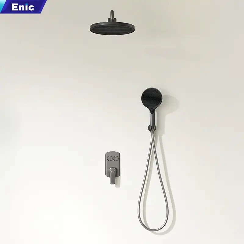 Sen tắm âm tường Enic T640 màu xám