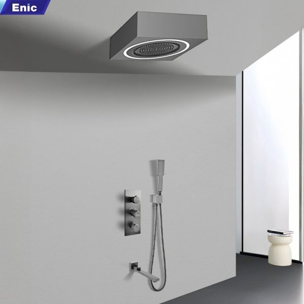 Sen tắm âm trần Enic V150 màu xám