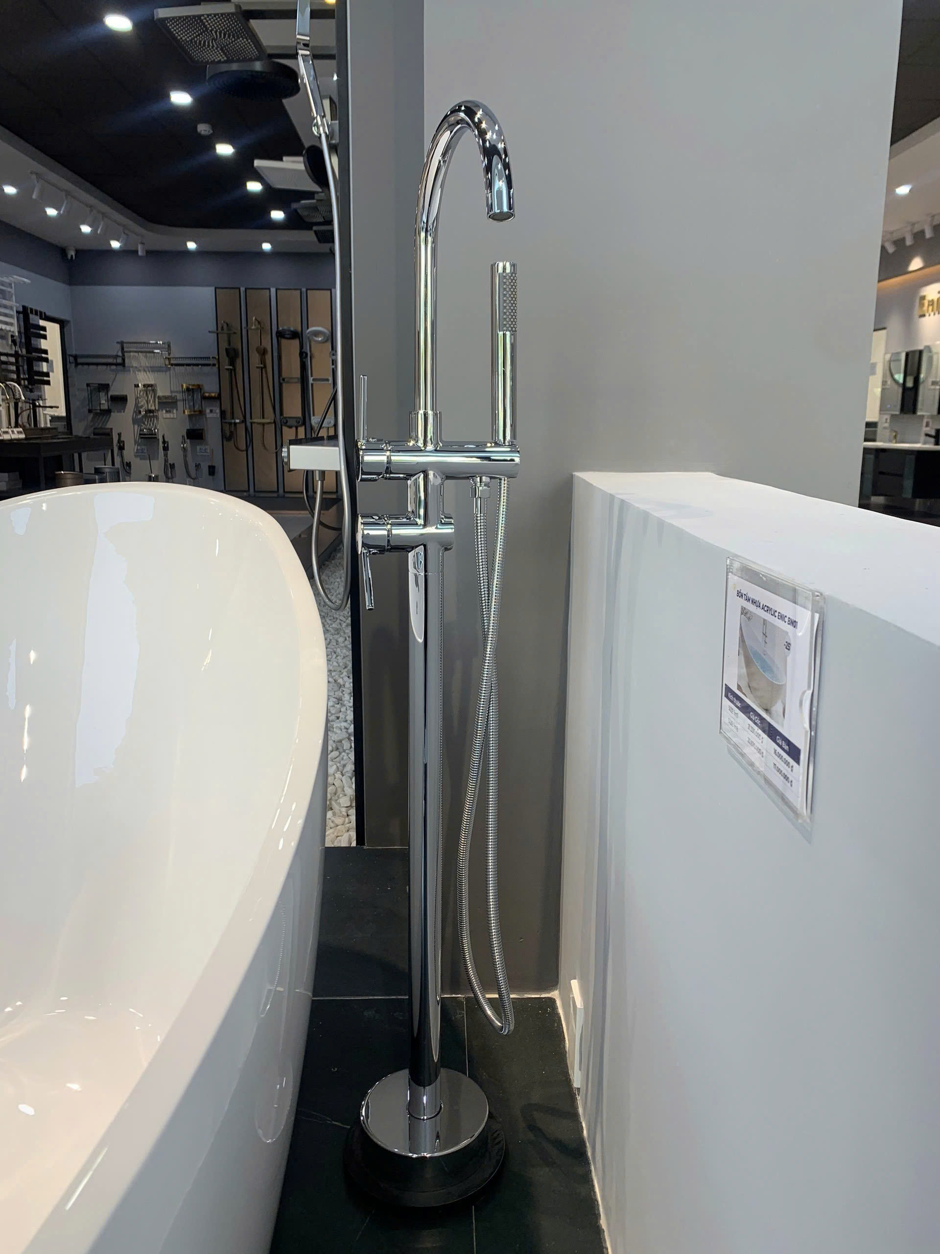 Vòi sen bồn tắm Enic V3-INOX - hình 2