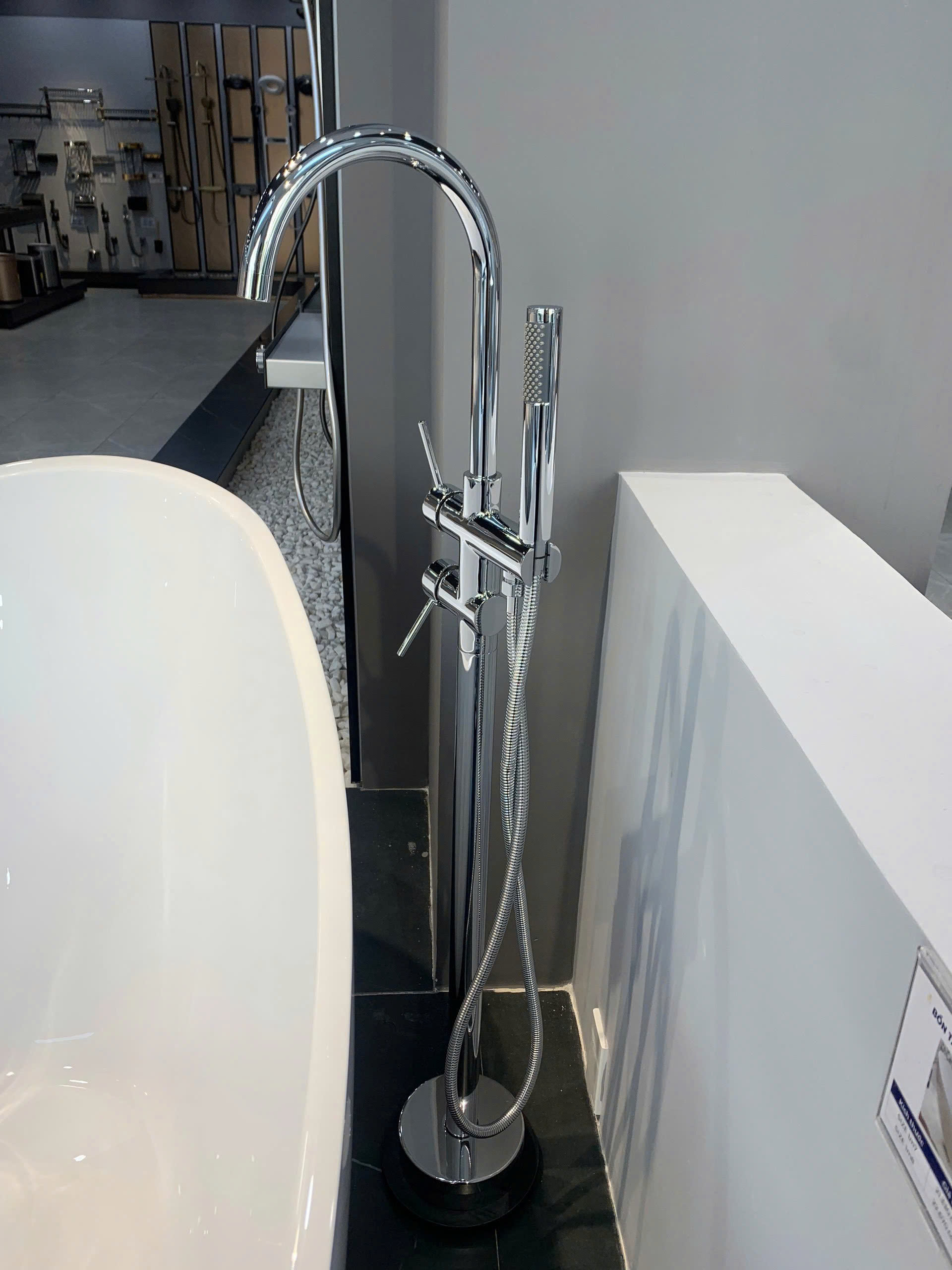 Vòi sen bồn tắm Enic V3-INOX - hình 3