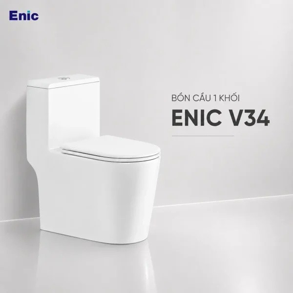 Bồn cầu 1 khối Enic V34