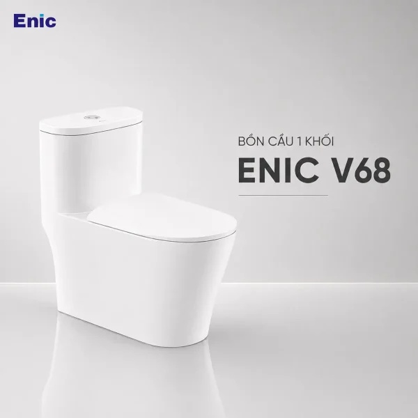Bồn cầu 1 khối Enic V68