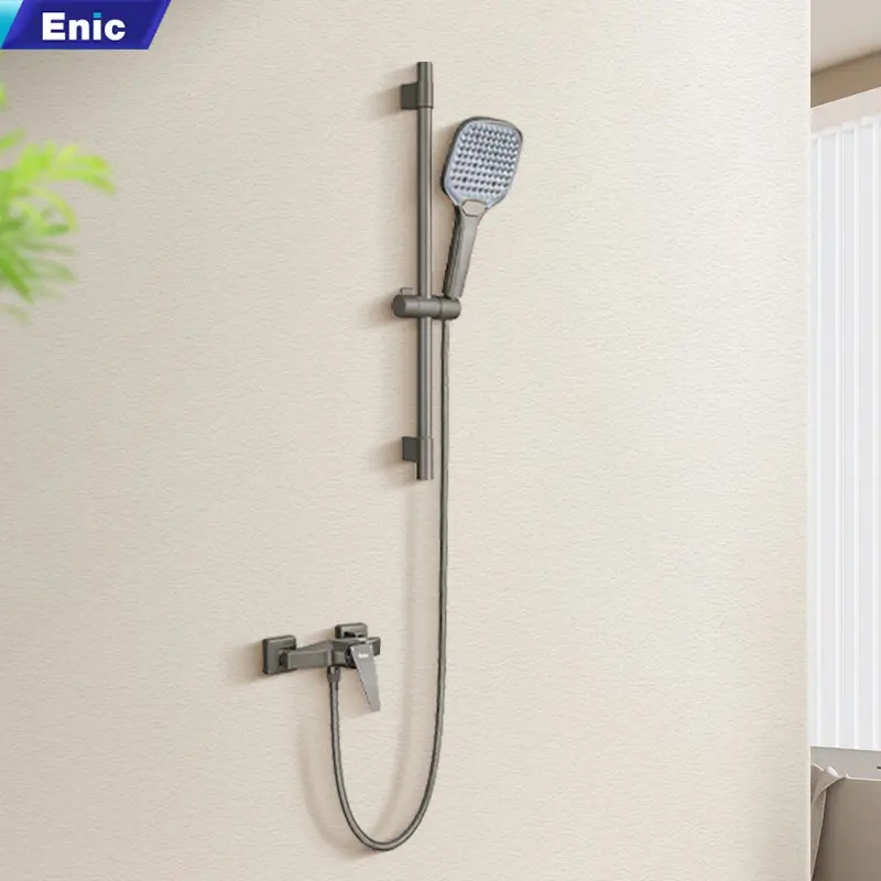 Sen tắm cây Enic Y25 nóng lạnh màu xám