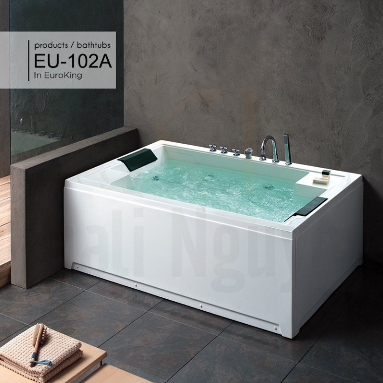 Hình ảnh tổng thể của bồn tắm massage EU – 102A