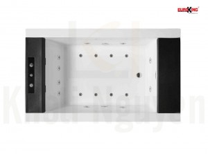 Phía trong lòng bồn tắm massage EU-1109A/B.