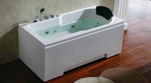 Hệ thống vòi sen và nút điều chỉnh trên thành bồn EU-1301