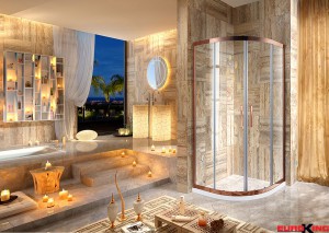 Phòng tắm vách kính EuroKing EU – 4524