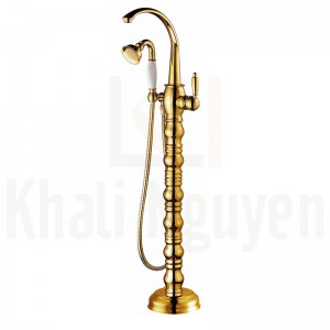 Sen tắm bồn EU-51025 mạ vàng