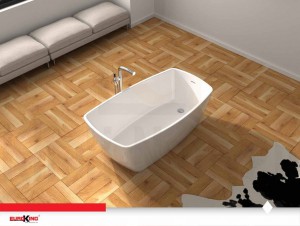 Bồn tắm SUSAN EU-6034 Màu Trắng 1