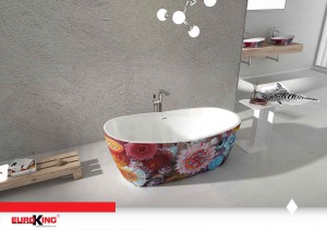 Bồn tắm Louise EU-6037 Hoa Văn