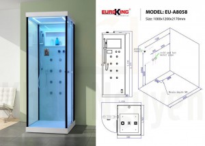 Sơ đồ kĩ thuật PHÒNG XÔNG HƠI EU-A8058