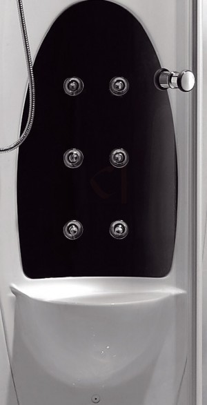 6 mắt massage và ghế ngồi là từ nhựa Acrylic cao cấp