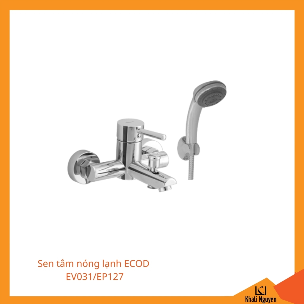 Sen tắm nóng lạnh ECOD EV031/EP127 | Tay sen 7 chế độ phun | Trải nghiệm tắm massage thư giãn