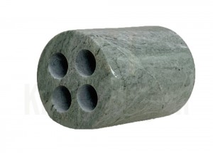 Ống đựng bàn chải xanh HB