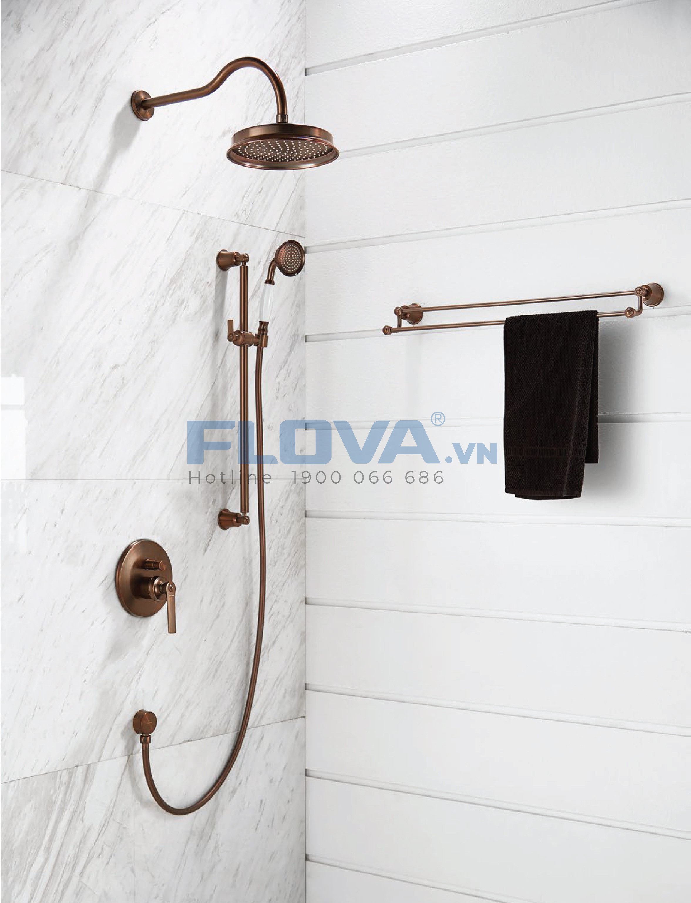 Sen tắm âm tường Flova FH 8339A-D101-ORB