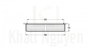 Bản vẽ Kệ Kính Flova FH 8917