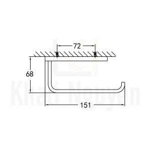 Bản Vẽ Lô Giấy Vệ Sinh Flova FH 8921