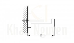 Bản Vẽ Móc Treo Áo Flova FH 8922