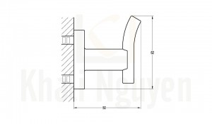 Bản Vẽ Móc Áo Flova FH 8970