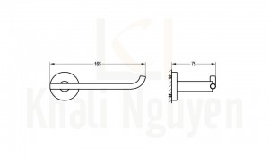 Bản Vẽ Lô Giấy Vệ Sinh Flova FH 8971-PB