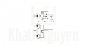 Bản Vẽ Bộ Sen Tắm Flova FH 8101-D98