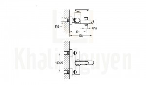 Bản Vẽ Bộ Sen Tắm FH 8161-D26