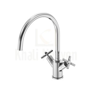 Vòi Rửa Bát Flova FH 8717C-617 Nóng Lạnh 2 Tay Xoay