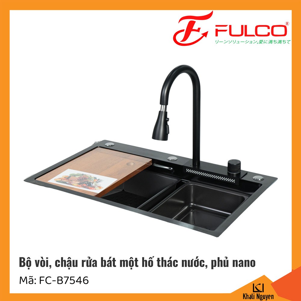 Bộ vòi, chậu rửa bát Fulco FC-B7546