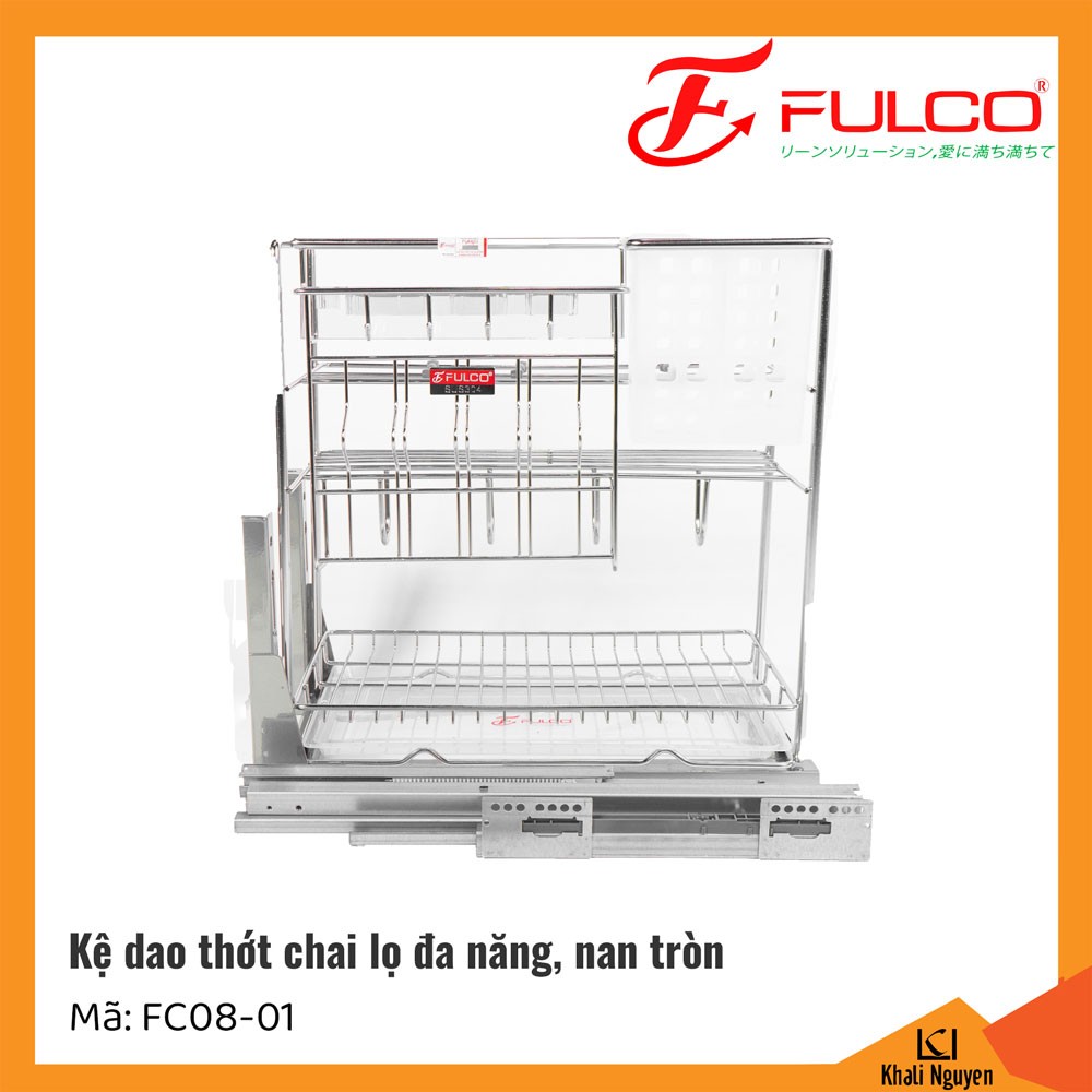 Giá đựn chai lọ, giao thớt Fulco FC08-01
