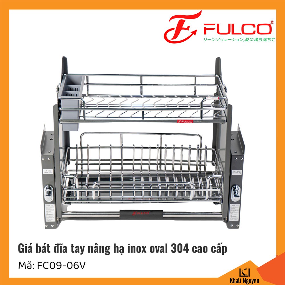 Giá bát đĩa tay nâng hạ Fulco FC09-06V