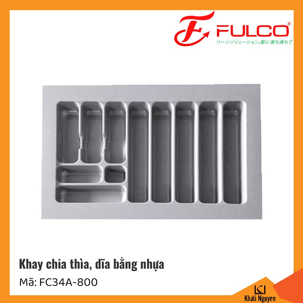 Khay chia thìa dĩa Fulco FC34A-800