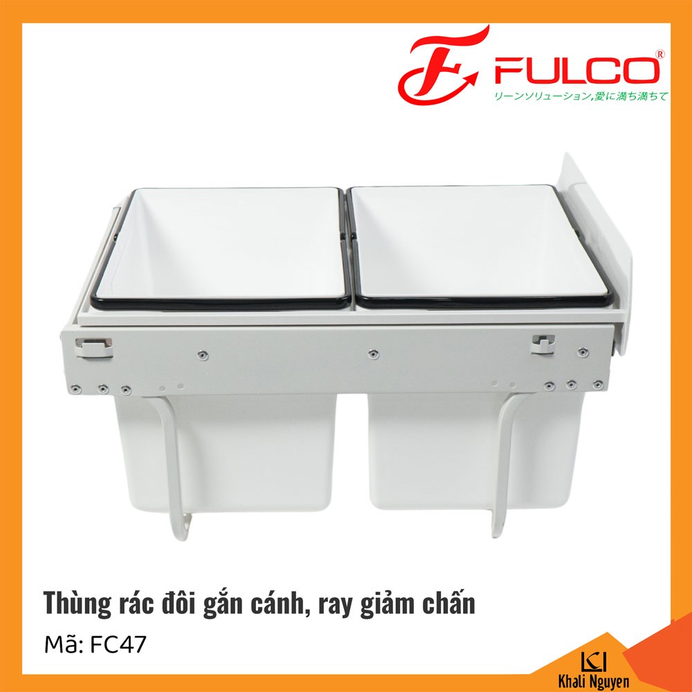 Thùng rác đôi Fulco FC47