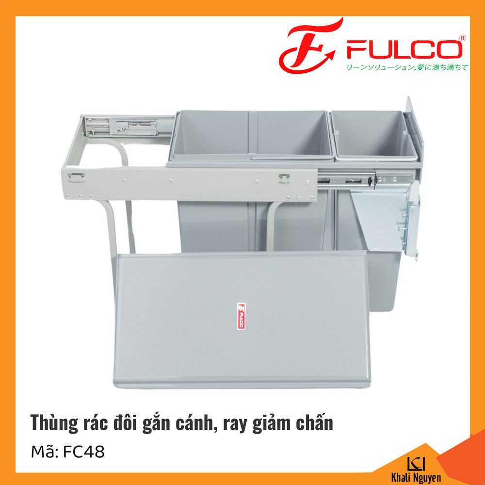 Thùng rác đôi Fulco FC48