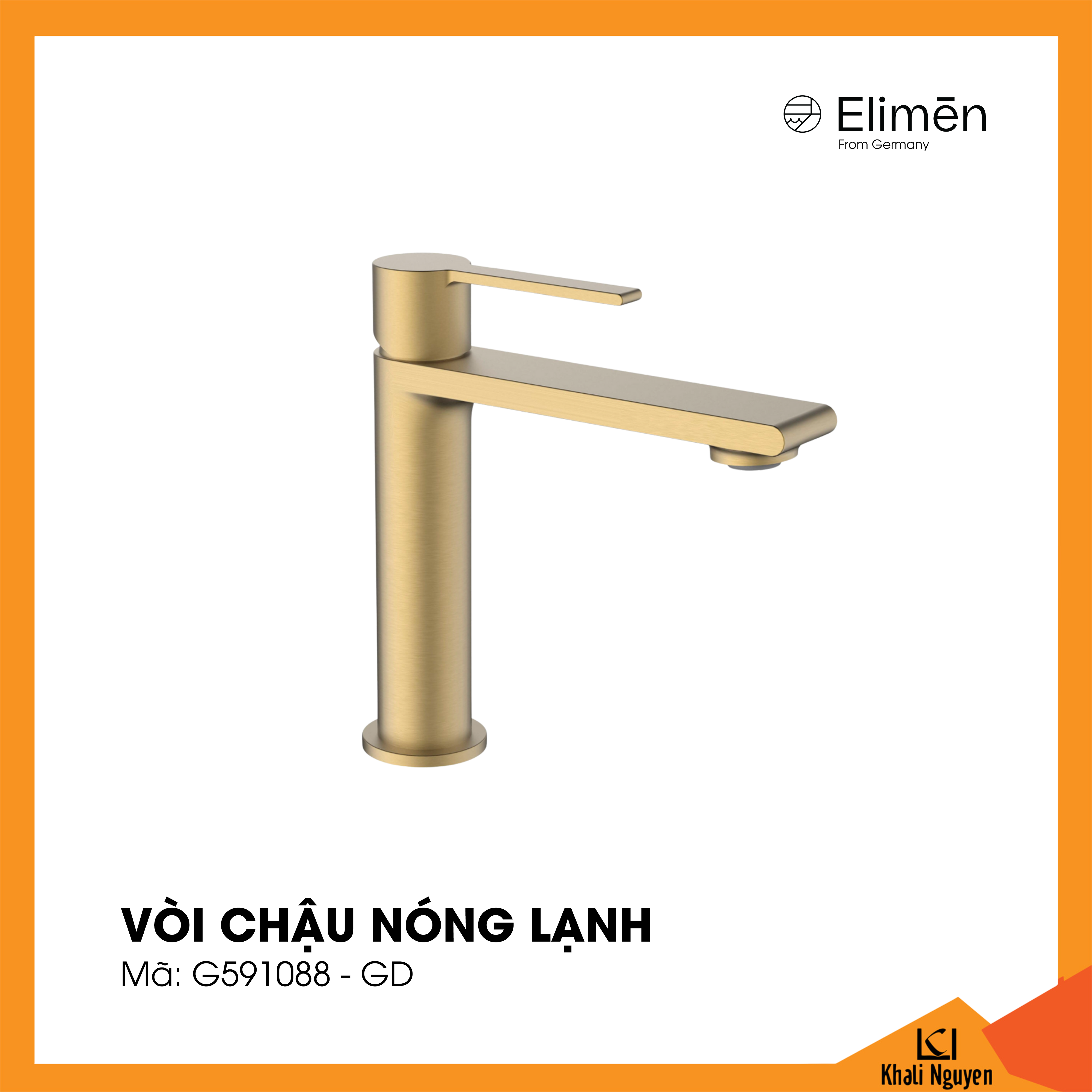 Vòi Lavabo nóng lạnh G591088-GD