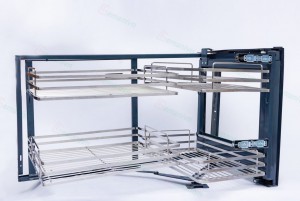 Kệ Góc Liên Hoàn Inox Dạng Nan Gemani GVHR.9 SUS304