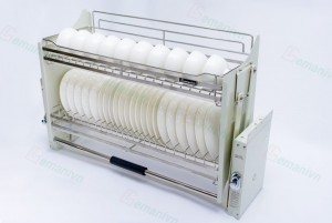 Gía Bát Đĩa Di Động Nâng Hạ Gemanivn GVN.800 SUS304 - Hình 4