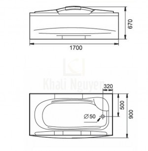 Bản Vẽ Bồn Tắm Massage Gemy G9018