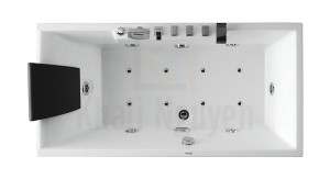 Lòng Bồn Tắm Massage Gemy G9075