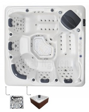 Bồn Tắm Spa Gemy G9113 - Hình 1