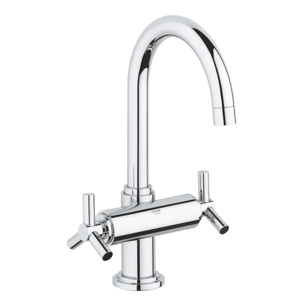 Vòi Chậu Grohe 1 Lỗ 21019000 Atrio L-SIZE, Nóng Lạnh