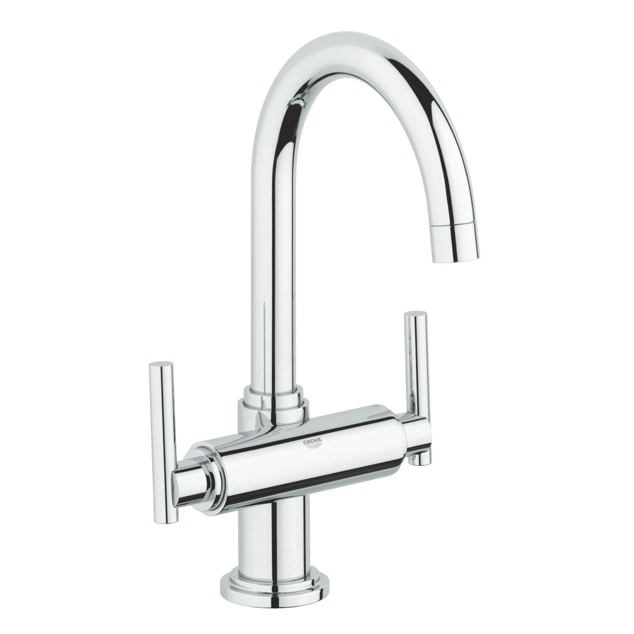 Vòi Chậu Grohe 1 Lỗ 21022000 Atrio L-SIZE, Nóng Lạnh