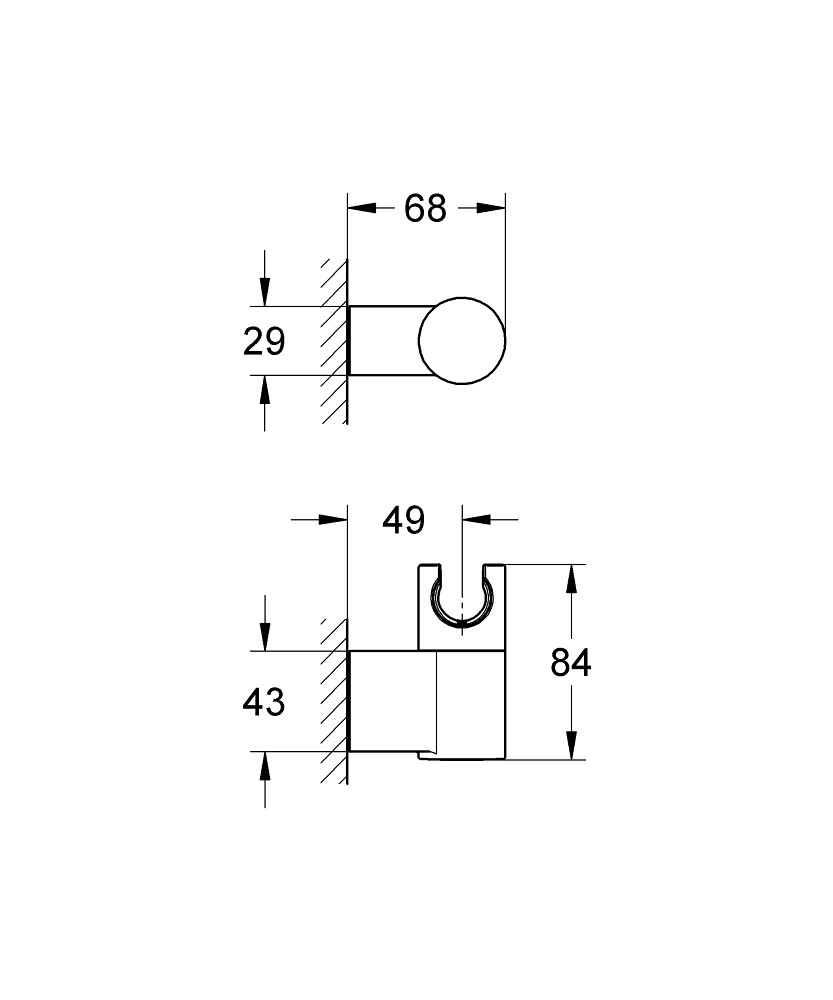 Bản Vẽ Gác Sen Grohe 27055000