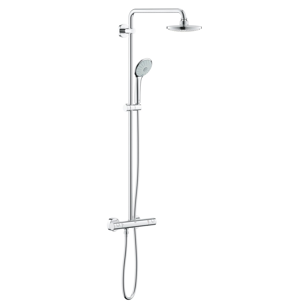 Sen Tắm Cây Grohe 27296001 Euphoria System 180, Nóng Lạnh